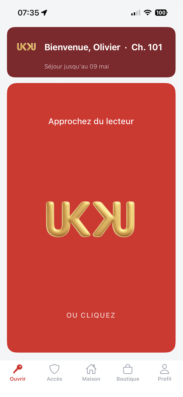 App QBDP — accueil client